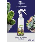 PROVERİM Kaktüs ve Sukulent Bitki Besini Sprey 400 ml – Çiçek Coşturan, Tomurcuk ve Uzun Çiçeklenme Desteği
