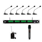 Provoice MT-8000-8EYK Kablosuz 6 Masa 1 El 1 Yaka Mikrofonu