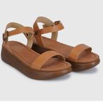 Provoq 4345823516030 Taba Kadın Düz Sandalet