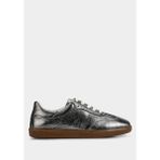 Provoq Antrasit Deri Kadın Sneaker
