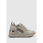 Provoq Bej Deri Kadin Sneaker