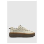 Provoq Ekru Deri Kadin Sneaker