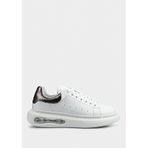 Provoq Platin Deri Kadın Sneaker