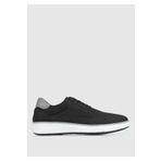 Provoq Siyah Deri Nubuk Erkek Sneaker