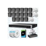 Provzen Hikvision 16’lı İP 4MP Güvenlik Kamerası Seti Colorvu Mikrofonlu Olay Anında Bildirim