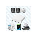Provzen Hikvision 2’li İP 4MP Güvenlik Kamerası Seti Colorvu Mikrofonlu Olay Anında Bildirim