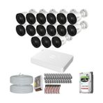 Provzen RV Hikvision 15 Kamera 20 m Gece Görüş Güvenlik Kamerası