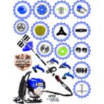 Prowackers German VRX-750 Force Sırt Tırpan+ Akrobat Çapalama + Toprak Eşeleme 14 Parça Full Setli