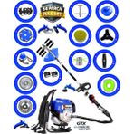 Prowackers German WR 465 Yüksek Performans 14 Parça Full Set Benzinli Sırt Tipi Ot Çalı Çim Biçme Makinası