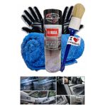PROXCLEAN Detailing Mikrofiber Araç Koltuk Panel, konsol,Temizleme köpük Sprey Detaylı Oto Detay Fırça Seti
