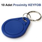 Proximity Anahtarlık Keyfob Göster Geç Kart 10 lu paket