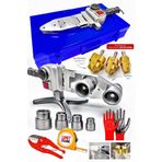 PROXTECH 1600W Büyük Boy Metal Gövde Turbo Çift Residans PPRC Plastik Boru Kaynak Makinesi Raybalama Takım