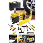Proxtech Ağır Hizmet Çift Silindirli 12v 150psi Taşınabilir Arabakamyon Bot Lastik Şişirme Hava Kompresörü