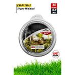 PROXTECH CELIK TELLI Tirpan Misinasi Motorlu Tırpan Ot Çim Biçme Universal Misine 46 METRE 3.3 MM