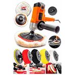 PROXTECH Pasta Cila Sünger Setli 180mm 6 Kademe Devir Ayarlı Dikey Koltuk Yıkama,Pasta CilaPolisaj Makinesi