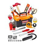 Proxtech Premium 36 Pcs Full Takım El Aleti Kiti Pense,3 Metre,çekiç,yıldız,düz,tornavida,eldiven Tamir Kiti