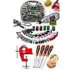PROXTECH Premium Seri Devirli Çantalı Dramel Gravür Seti Hobi Taşlama Kit, Pro Ahşap oyma Seti Mengene