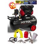 PROXTECH Pro Seri 50Litre 8 Bar 1.5HP Bakır Sargı Turbo Dolum Yağsız Sessiz Hava Kompresör Takım