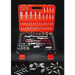 Proxtech Profesyonel 108 Parça Çok Fonksiyonlu 1/2 Ve 1/4 Cırcırlı Lokma Anahtar Takımı Bits Uç Full Set Beyaz