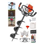 Proxtech Profesyonel Mur-Cell Toprak Burgu Fidan Ekme Makinesi Burgu Ucu 150*1000MM Full Set