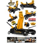 Proxtech Ultra Series Profesyonel Metal Tekerlekli 2ton/ 2000 kg Arabalı Hidrolik Kriko Araç Oto Kriko