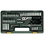 Proxxon Endüstriyel Proxxon 230280 Cırcırlı Kollu 50 Parçalı Lokma ve Bits Takımı 1/4''