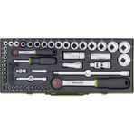 Proxxon Endüstriyel Proxxon 23040 Cırcırlı Kollu 56 Parçalı Lokma ve Bits Takımı 1/4'' ve 1/2''