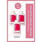 Prozinc Women Yıpranmış, Işlem Görmüş Saçlar Için Nemlendirici Ve Dolgunlaştırıcı Bakım Şampuanı 3x300 ml