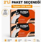 Prozirve Florex Tek Kullanımlık Hibrit Eldiven 100’LÜ – Yumuşak, Elastik, Lateks Içermez - 2 Adet - Siyah