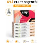 Prozirve Florex Tek Kullanımlık Hibrit Eldiven 100’LÜ – Yumuşak, Elastik, Lateks Içermez - 5 adet - Şeffaf