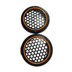 PRS 16 CM AMBER NEON LEDLİ HOPARLÖR KAPAĞI 2 ADET