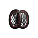 Prs Oval Kırmızı Neon Ledli Hoparlör Kapağı 2 Adet