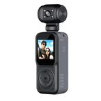 PRS-SP10 Mini Aksiyon Kamerası, 2K HD, Gece Görüşlü, WiFi Bağlantılı, 180° Döner Lens, Bisiklet Aparatı Dahil