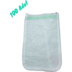 Prusament 100 Adet Banyo Duş Hamam Kesesi - Beyaz