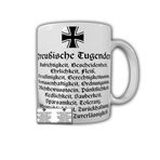 Prusya Erdem Samimiyet Alçakgönüllülük Kahve Çay Fincanı - Fincan #27178