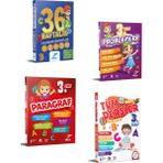 Pruva 3. Sınıf 36 Haftalık Denemeler+Problemler Sb+Paragraf Sb+Tüm Dersler Emojili Soru Bankası Seti(4 Kitap)