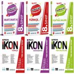 Pruva Akademi 8. Sınıf Matematik + Türkçe + Fen Soru + Defter Seti 6 Kitap 2023