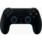 Ps-4 Için Kablosuz Kontrol Cihazı Çift Titreşimli Rgb LED Gamepad Joystick Yüksek Doğruluk Kontrol - Siyah