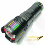 Ps-4300 110W 11000 Lümen Şarj Edilebilir Uzun Menzilli Profesyonel El Feneri – Dijital Göstergeli