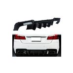 ps dizayn Bmw F10 M Tech (2010-2017) M5 Uyumlu Competition Arka Tampon - Difüzör (plastik)