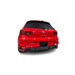 ps dizayn Seat Leon Mk3 (2013-2020) Uyumlu Aero Arka Tampon - Flapları (plastik)