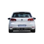 ps dizayn Volkswagen Golf 6 (2009-2012) Arka Tampon Eki - Difüzör (plastik)