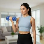 Ps Spor 0.5 Kg Dambıl Ve Suluk X 2 Adet ( Mavi Renk)