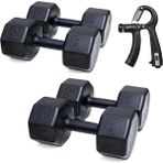 Ps Spor 2 Li Dambıl Set + Sayaçlı Ayarlanabilir El Yayı = 8 kg x 2 Adet 10 kg x 2 Adet - 36 kg