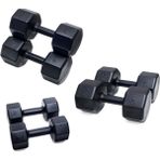 Ps Spor 3 Çift Dambıl Set 5kg + 7kg + 9kg - Siyah