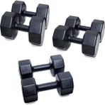 Ps Spor 3 Çift Dambıl Set(5 kg + 8 kg + 10 kg x 2 Adet ) Olarak Gönderim Yapılcaktır) - Siyah