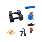 Ps Spor 3 Kg Dambıl X 2 Adet 6 Kg + 5 Çeşit Plastes Ve Egzersiz Seti