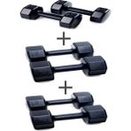 Ps Spor 3 Set Dambıl ( 1 kg x 2 Ad 3 kg x 2 Ad 5 kg x 2 Ad ) - Siyah