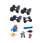 Ps Spor 4 Set Dambıl 3 Kg X 2 Ad. 6 Kg X 2 Ad. 8 Kg X 2 Ad. 10 Kg X 2 Ad.+5Çeşit Egzeriz Seti