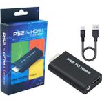 Ps2 Playstation 2 HDMI Dönüştürücü Ps2 - Ps3 Hdmı Görüntü Adaptörü Çevirici - Siyah